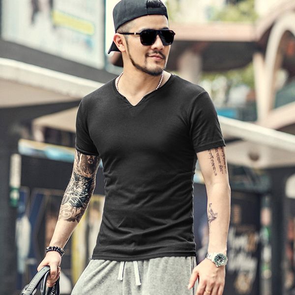 clothing colors v neck men's t shirt men fashion tshirts fitness casual for male t-shirt s-3xl man shirt tshirt slim fit t951-2, White;black
clothing colors v neck men's t shirt men fashion tshirts fitness casual for male t-shirt s-3xl man shirt tshirt slim fit t951-2, White;black