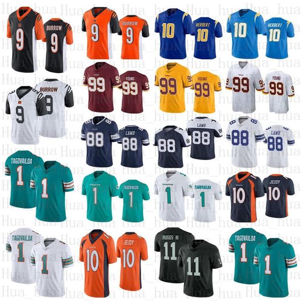 cincinnati bengal 9 joe burrow miami dolphin 1 tua tagovailoa chase young jeudy cowboy 88 lamb charger justin herbert jersey, Black
cincinnati bengal 9 joe burrow miami dolphin 1 tua tagovailoa chase young jeudy cowboy 88 lamb charger justin herbert jersey, Black