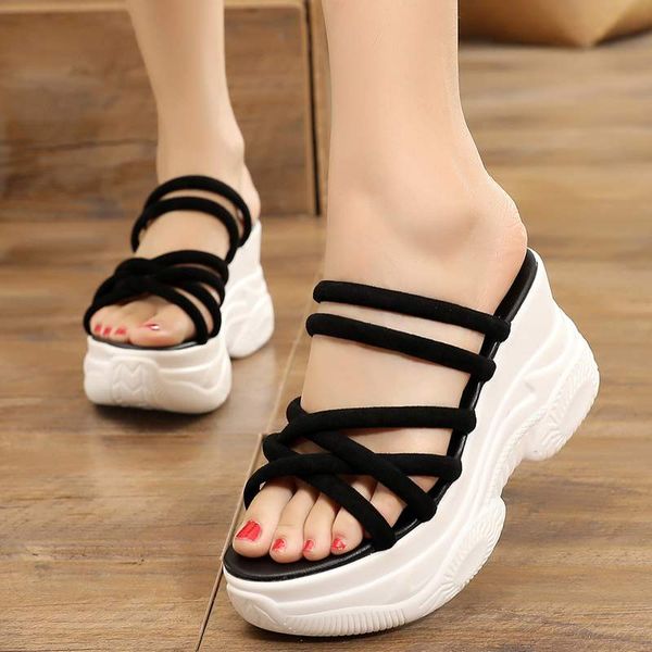 shoes woman 2020 on a wedge slippers flat increased internal women heels pantofle platform slides high new soft summer, Black
shoes woman 2020 on a wedge slippers flat increased internal women heels pantofle platform slides high new soft summer, Black