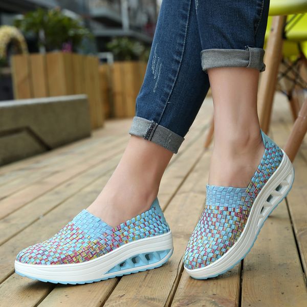 slip-on summer women thick heels platform casual shoes colorful beautiful height increasing casual shoes for wome, Black
slip-on summer women thick heels platform casual shoes colorful beautiful height increasing casual shoes for wome, Black