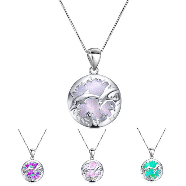 female 5 colors pretty sea & dolphin pendant necklace for women silver filled chain necklaces fashion jewelry great gift
female 5 colors pretty sea & dolphin pendant necklace for women silver filled chain necklaces fashion jewelry great gift