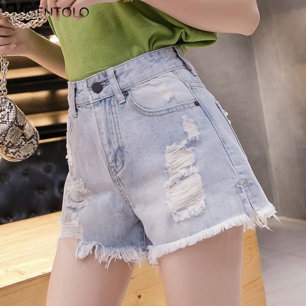 women's jeans lugentolo denim shorts women summer solid high hole ripped button moustache effect pockets korean fashion womens, Blue
women's jeans lugentolo denim shorts women summer solid high hole ripped button moustache effect pockets korean fashion womens, Blue