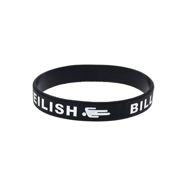 trendy billie eilish silicone bracelet wristband white black color rubber sport bracelets for women men fans jewelry gift, Golden;silver
trendy billie eilish silicone bracelet wristband white black color rubber sport bracelets for women men fans jewelry gift, Golden;silver