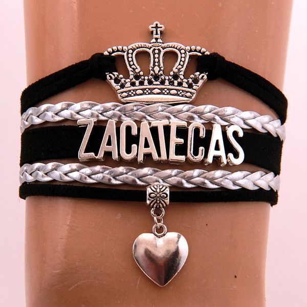 infinity love zacatecas bracelets bangles heart charm braided leather bracelet simple jewelry for women men drop shipping, Golden;silver
infinity love zacatecas bracelets bangles heart charm braided leather bracelet simple jewelry for women men drop shipping, Golden;silver