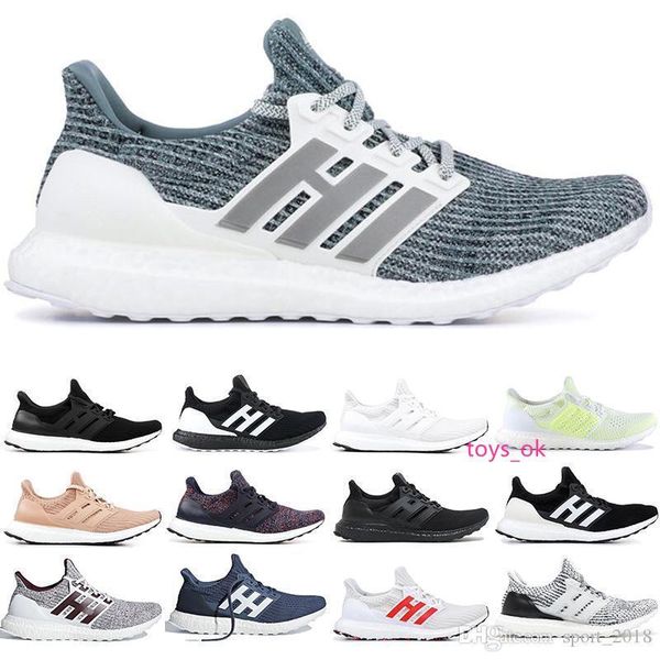 wholesale 2019 ultra 4.0 3.0 triple white black cny grey men women running shoes sport size 36-47