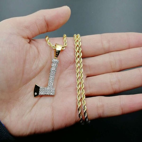 fashion-e diamonds pendant necklaces for men crystal real gold plated copper zircons luxury necklace stainless steel cuban chains jewelry, Silver
fashion-e diamonds pendant necklaces for men crystal real gold plated copper zircons luxury necklace stainless steel cuban chains jewelry, Silver