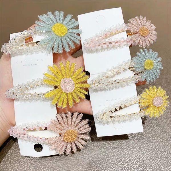 new small daisy charm crystal hair clip flower boutique barrette hairpin women girls fashion jewelry hair accessories wedding party gift, Golden;silver
new small daisy charm crystal hair clip flower boutique barrette hairpin women girls fashion jewelry hair accessories wedding party gift, Golden;silver