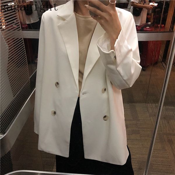 gaganight solid women blazers chic vintage loose coat female spring 2019 autumn new korean casual office lady blusas female, White;black
gaganight solid women blazers chic vintage loose coat female spring 2019 autumn new korean casual office lady blusas female, White;black