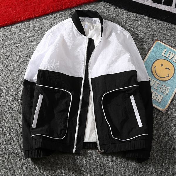 new 2019 fashion splice jacket men brand new spring and summer slim fit mens casual varsity jackets and coats plus size 3xl, Black;brown
new 2019 fashion splice jacket men brand new spring and summer slim fit mens casual varsity jackets and coats plus size 3xl, Black;brown