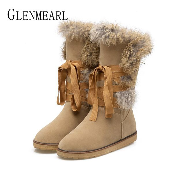 brand women winter boots warm snow shoes female mid-calf lace up fur ladies shoe fashion round toe high boot woman plus size de, Black
brand women winter boots warm snow shoes female mid-calf lace up fur ladies shoe fashion round toe high boot woman plus size de, Black