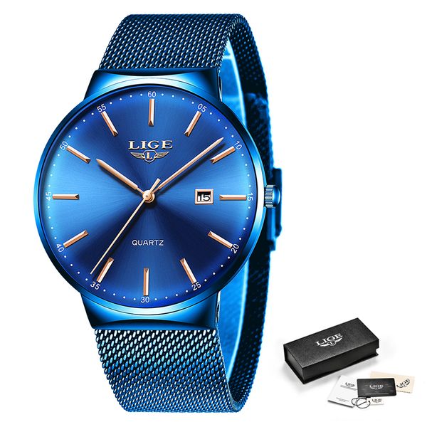 new lige mens watches male casual quartz watch men stainless steel strap waterproof watch relogio masculino+box, Slivery;brown
new lige mens watches male casual quartz watch men stainless steel strap waterproof watch relogio masculino+box, Slivery;brown