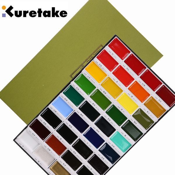 hipping professional level soluble watercolor painting rock solid pigment 36/24/18/12 colors kuretake sakura rare colours
hipping professional level soluble watercolor painting rock solid pigment 36/24/18/12 colors kuretake sakura rare colours