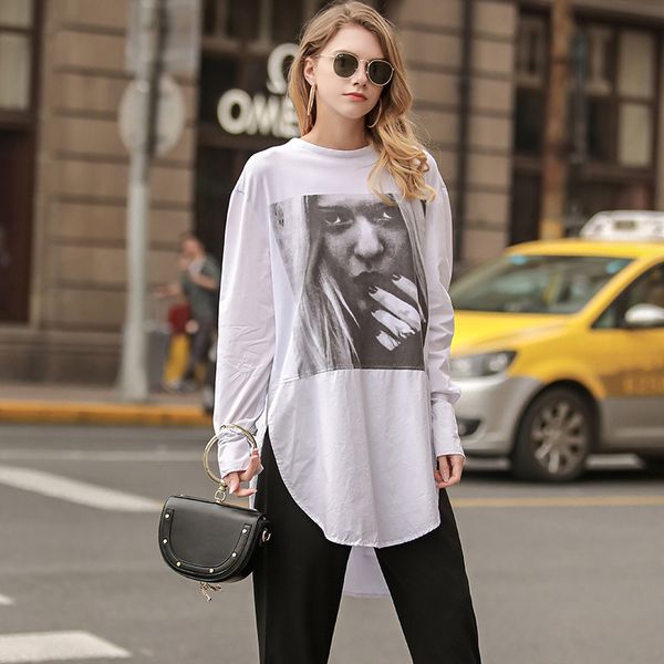 six senses лета 2019 новых женщин с длинным рукавом рубашки сыпучие печати средние и длинные женщины блуза riverdale женщины одежда hm016, White
six senses лета 2019 новых женщин с длинным рукавом рубашки сыпучие печати средние и длинные женщины блуза riverdale женщины одежда hm016, White