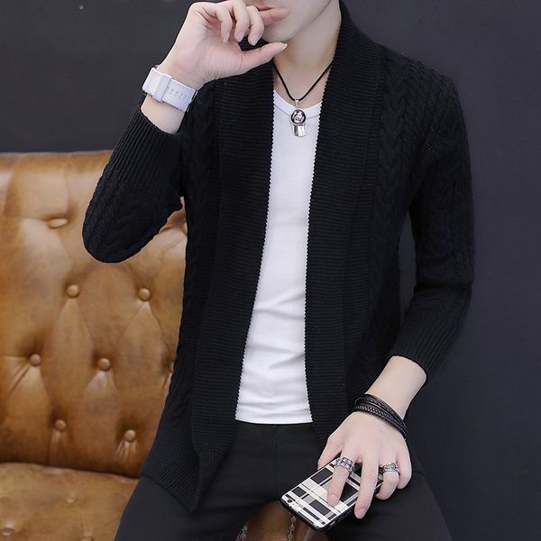 fall 2019 new men sweater cardigan sweater trend of cultivate one's morality joker handsome, White;black
fall 2019 new men sweater cardigan sweater trend of cultivate one's morality joker handsome, White;black