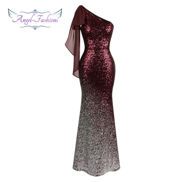angel-fashions formal dresses contrast color gradient sequin mermaid evening dresses 286, White;black
angel-fashions formal dresses contrast color gradient sequin mermaid evening dresses 286, White;black