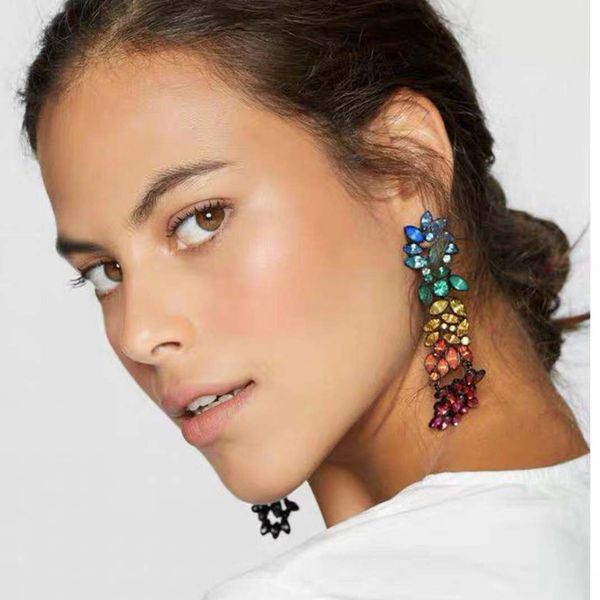 lady trendy flower dangle earrings for women wedding bohemian shiny party pendant satement earrings girl gifts jewellery, Silver
lady trendy flower dangle earrings for women wedding bohemian shiny party pendant satement earrings girl gifts jewellery, Silver