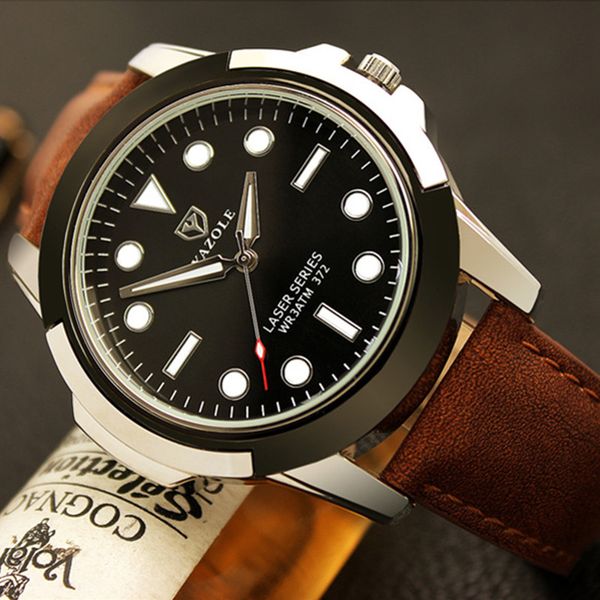 yazole brand fashion luminous sport watch men watches waterproof quartz watch hour clock montre homme reloj hombre, Slivery;brown
yazole brand fashion luminous sport watch men watches waterproof quartz watch hour clock montre homme reloj hombre, Slivery;brown
