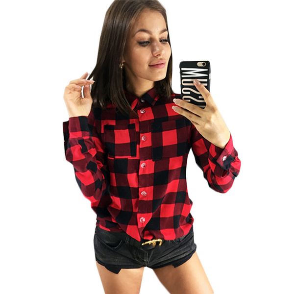 new plaid shirt 2019 women casual long sleeve shirt woman cotton tee fashion ladies blouse plus size shirts mujer, White
new plaid shirt 2019 women casual long sleeve shirt woman cotton tee fashion ladies blouse plus size shirts mujer, White