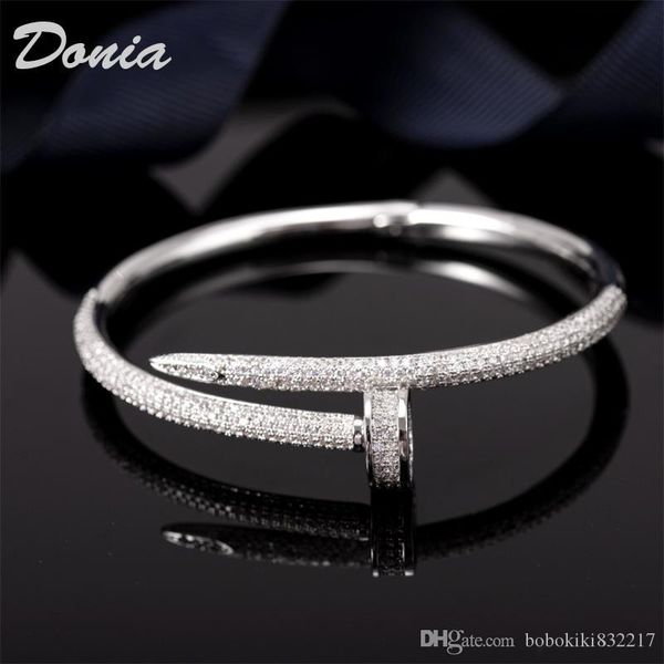 donia jewelry party european and american fashion large classic micro inlaid zirconia bracelet women's bracelet birthday gift christmas, Black
donia jewelry party european and american fashion large classic micro inlaid zirconia bracelet women's bracelet birthday gift christmas, Black