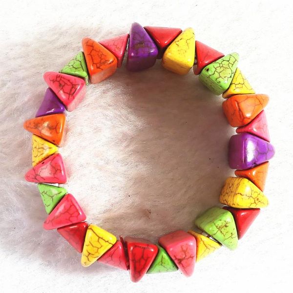 multicolor calaite turquoises stone 28x24mm fashion diy bracelets for women and men 7.5" b309, Black
multicolor calaite turquoises stone 28x24mm fashion diy bracelets for women and men 7.5" b309, Black