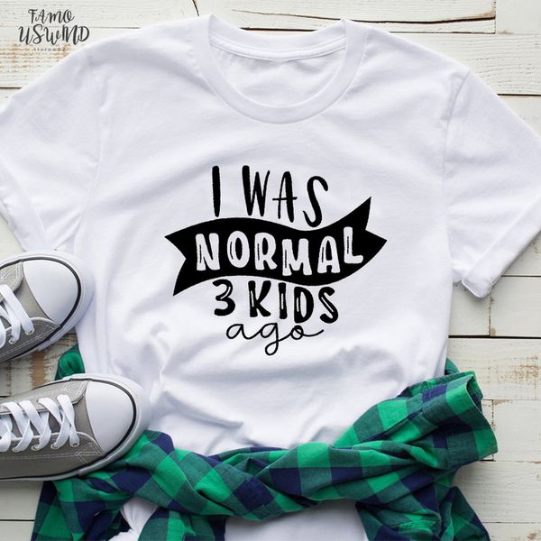 i was normal 3 kids ago letter print t shirt women short sleeve funny t shirts mom life streetwear drop, White
i was normal 3 kids ago letter print t shirt women short sleeve funny t shirts mom life streetwear drop, White