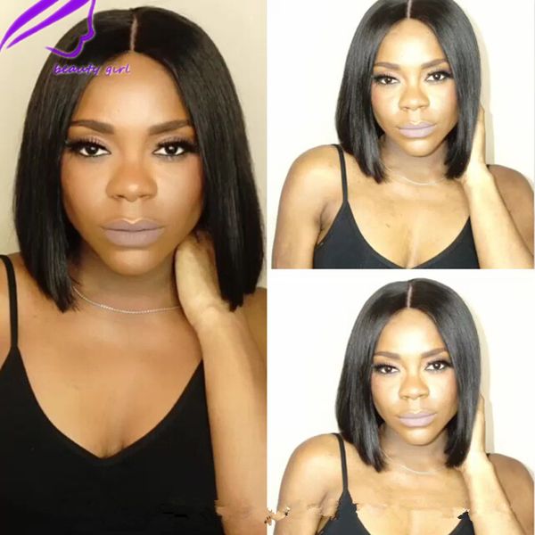 straight short simulation human hair wigs 360 lace frontal wig straight bob lace front wigs synthetic malaysian lace front wigs for women, Black
straight short simulation human hair wigs 360 lace frontal wig straight bob lace front wigs synthetic malaysian lace front wigs for women, Black
