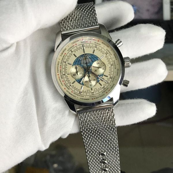 orles whosale breit 1884 mens quality watch quartz chronograph stainless steel silver 45mm dial men watches male wristwatches, Slivery;brown
orles whosale breit 1884 mens quality watch quartz chronograph stainless steel silver 45mm dial men watches male wristwatches, Slivery;brown