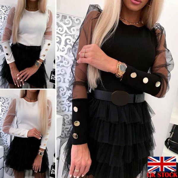 women summer autumn 2020 turtle neck mesh puff long sheer sleeve sweater pullover blouse shirts, White
women summer autumn 2020 turtle neck mesh puff long sheer sleeve sweater pullover blouse shirts, White