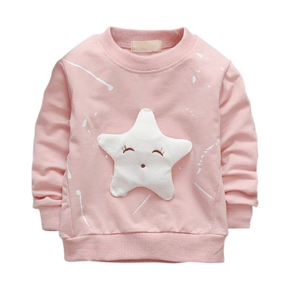 2017 children's spring autumn cotton long sleeve sweatshirt star pattern casual pullover kids boys girls clothing, Black
2017 children's spring autumn cotton long sleeve sweatshirt star pattern casual pullover kids boys girls clothing, Black
