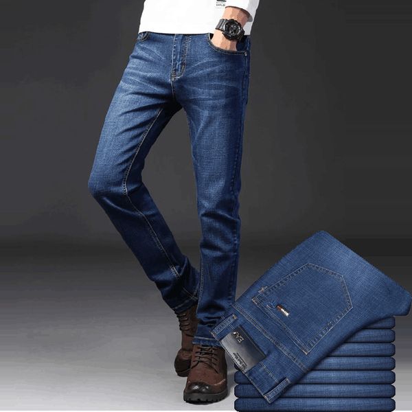 straight-cut autumn and winter jeans men straight-cut loose and plus-sized business casual pants youth men's trouse, Blue
straight-cut autumn and winter jeans men straight-cut loose and plus-sized business casual pants youth men's trouse, Blue