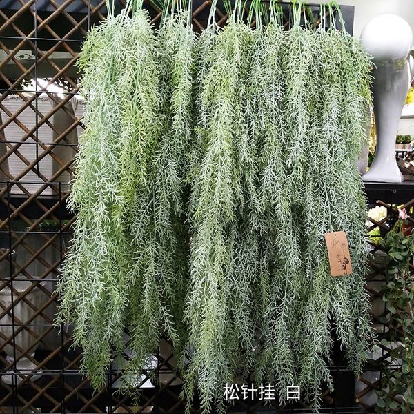 artificial flocked pine needles plants vine plastic flower rattan home wedding wall hanging decor
artificial flocked pine needles plants vine plastic flower rattan home wedding wall hanging decor