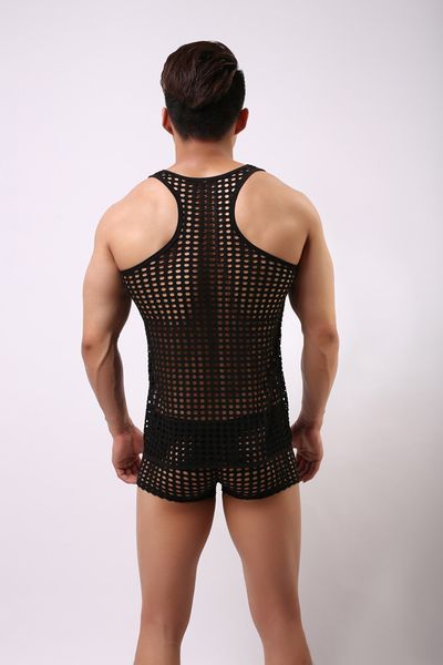 fishnet men transparent bodybuilding stringer tank fashion brand mens mesh tank wholesale, White;black
fishnet men transparent bodybuilding stringer tank fashion brand mens mesh tank wholesale, White;black