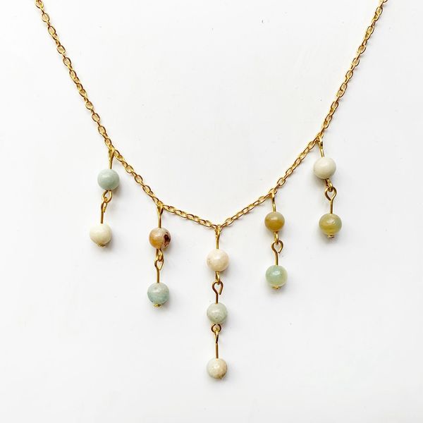 amazonite pendant necklace healing natural stone amazonite beads multi-layer statement necklace chain dropship 1pc, Silver
amazonite pendant necklace healing natural stone amazonite beads multi-layer statement necklace chain dropship 1pc, Silver