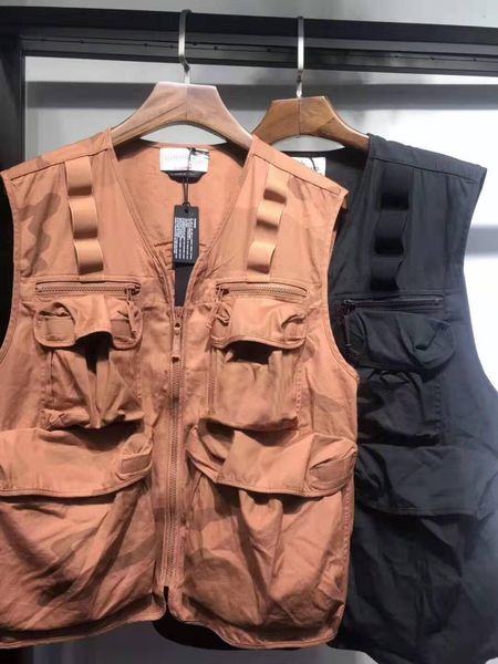 fashion mens vest tide brand skateboarding street dance outdoor street tooling sports vest pocket zipper vest, Black;white
fashion mens vest tide brand skateboarding street dance outdoor street tooling sports vest pocket zipper vest, Black;white