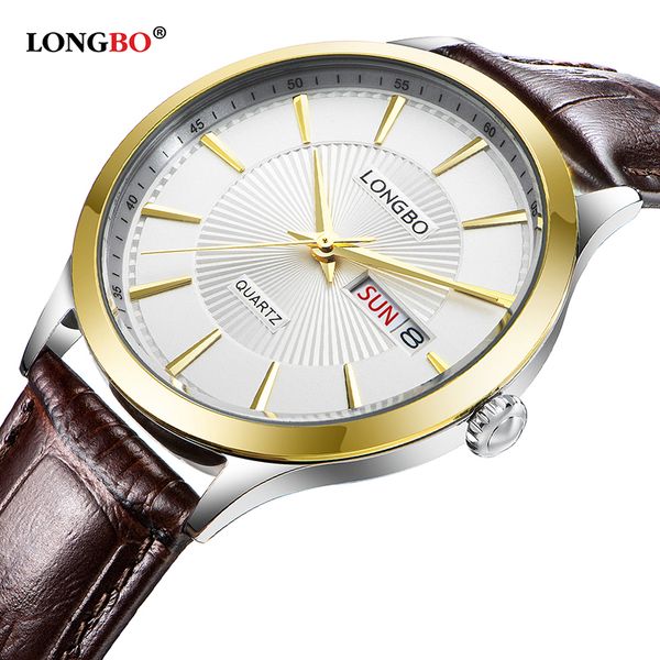 2017 longbo luxury quartz watch casual fashion leather strap watches men women couple watch sports analog wristwatch gift 5021, Slivery;brown
2017 longbo luxury quartz watch casual fashion leather strap watches men women couple watch sports analog wristwatch gift 5021, Slivery;brown