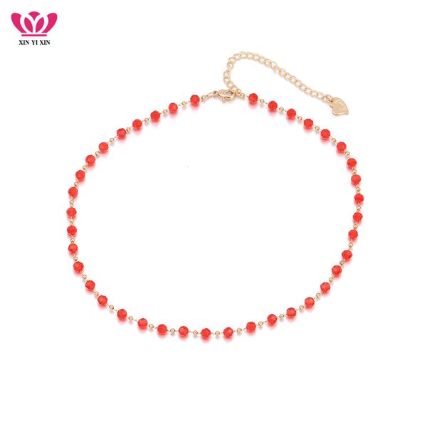 fashion choker red pink green black crystal beads chain necklaces for women luxury trendy necklace wedding party jewelry gifts, Silver
fashion choker red pink green black crystal beads chain necklaces for women luxury trendy necklace wedding party jewelry gifts, Silver
