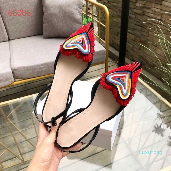 new style, pointed head, head and feet, empty sheep, anti-velvet, color-matched love sandals, size 35-40, Black
new style, pointed head, head and feet, empty sheep, anti-velvet, color-matched love sandals, size 35-40, Black