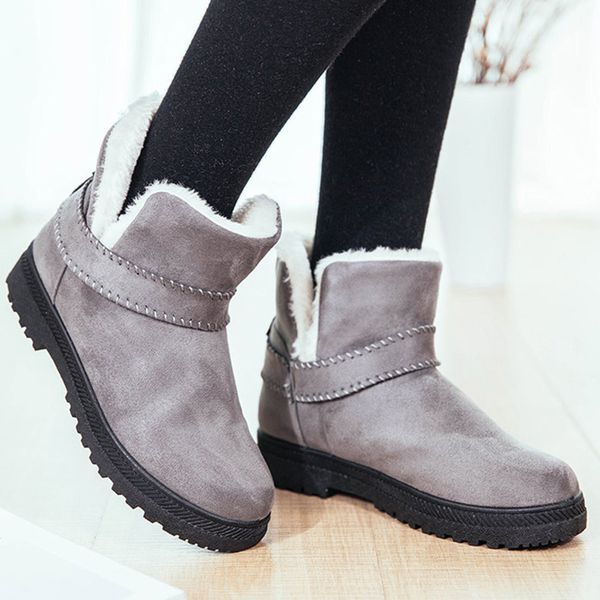 sweet ankle strap woman boots plus size 35-44 rubber boots women black shoes plush cow suede round toe winter snow n124
sweet ankle strap woman boots plus size 35-44 rubber boots women black shoes plush cow suede round toe winter snow n124