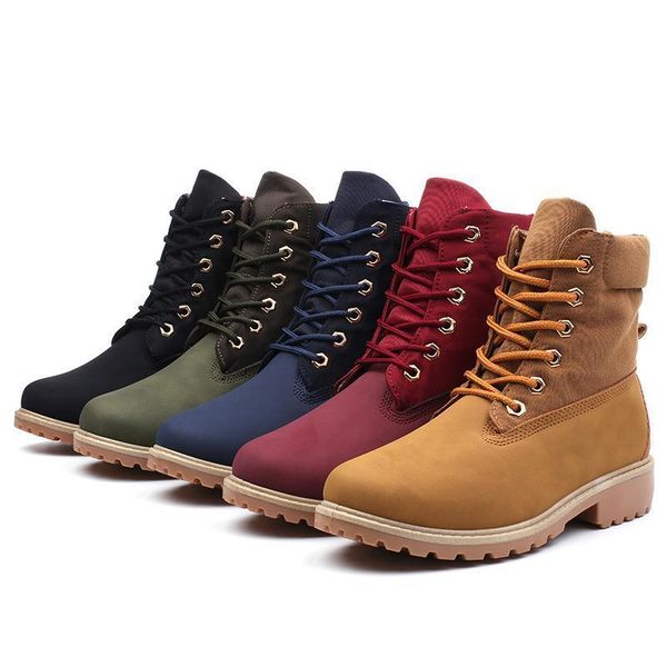 mens autumn winter women military boots outdoor head shoes female size casual female short martin boot, Black
mens autumn winter women military boots outdoor head shoes female size casual female short martin boot, Black
