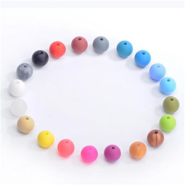 12mm safe food round silicone beads necklace bracelet silicone chew series diy teether oral care for necklaces
12mm safe food round silicone beads necklace bracelet silicone chew series diy teether oral care for necklaces
