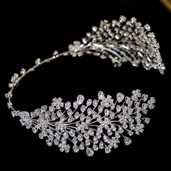 nueva tiara hair accessories crystal silver crown bride wedding crown hair band headband wedding accessories, Golden;white
nueva tiara hair accessories crystal silver crown bride wedding crown hair band headband wedding accessories, Golden;white