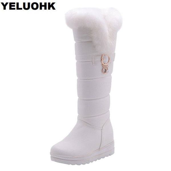 rhinestone knee high boots women winter shoes waterproof platform snow boots women warm plush comfortable female, Black
rhinestone knee high boots women winter shoes waterproof platform snow boots women warm plush comfortable female, Black