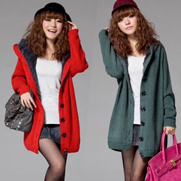 coat women new fashion thick wool coat solid color button long hooded europes and american winter clothes women vestidos lxj897, Black
coat women new fashion thick wool coat solid color button long hooded europes and american winter clothes women vestidos lxj897, Black
