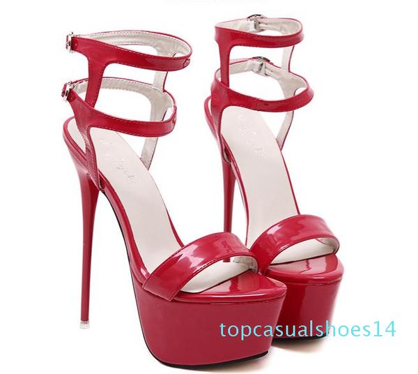 16cm extra high heels color mixed high heel sandal women platform shoes party club wear size 34 to 40 14t, Black
16cm extra high heels color mixed high heel sandal women platform shoes party club wear size 34 to 40 14t, Black