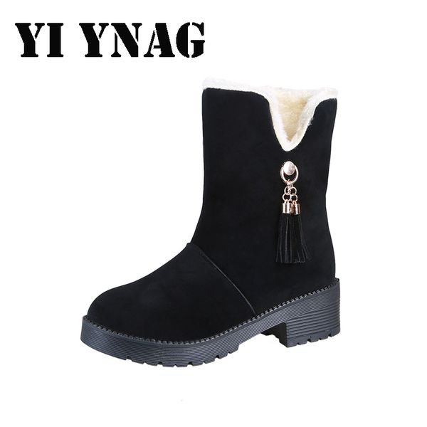 woman boots winter shoes snow boots new fashion ladies faux suede ankle platform plush insole female warm botas mujer, Black
woman boots winter shoes snow boots new fashion ladies faux suede ankle platform plush insole female warm botas mujer, Black