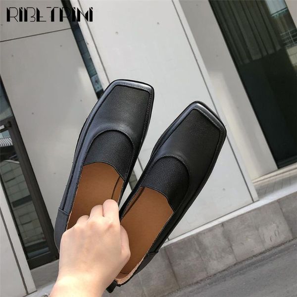 ribetrini new 34-40 ladies fashion square toe shallow shoes woman genuine leather flats women 2020 casual office loafers, Black
ribetrini new 34-40 ladies fashion square toe shallow shoes woman genuine leather flats women 2020 casual office loafers, Black