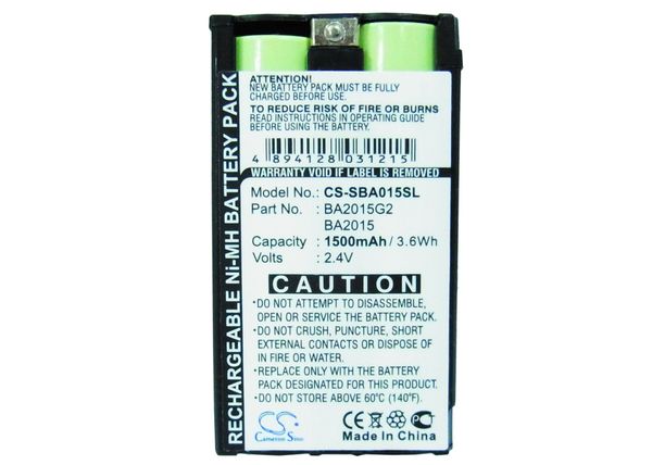 cameron sino 1500mah battery ba2015, ba2015g2 для sennheiser 2015fm, ek1038, g2
cameron sino 1500mah battery ba2015, ba2015g2 для sennheiser 2015fm, ek1038, g2