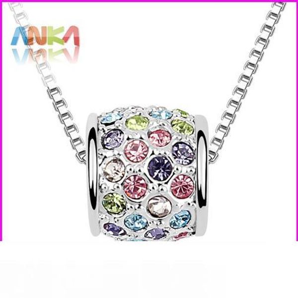 drum full crystal pendant round covered rhinestone necklace made with swarovski element jewelry women's gift#95797, Silver
drum full crystal pendant round covered rhinestone necklace made with swarovski element jewelry women's gift#95797, Silver