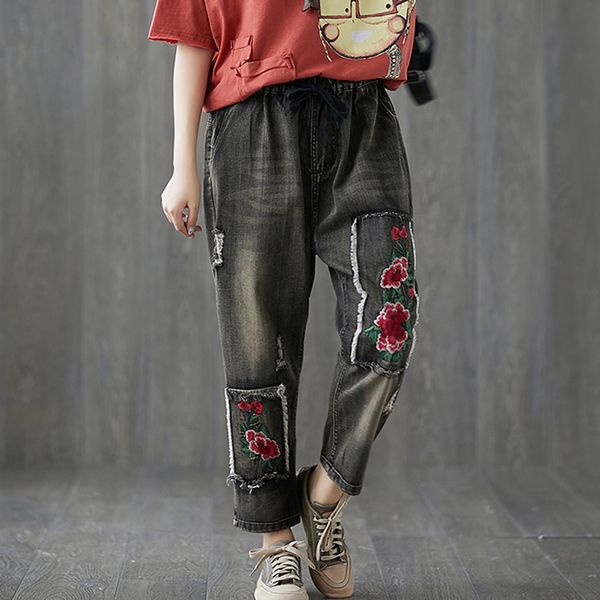 women jeans denim pants bottom trousers big loose oversized embroidery floral patchwork retro vintage fashion casual bo20351618, Blue
women jeans denim pants bottom trousers big loose oversized embroidery floral patchwork retro vintage fashion casual bo20351618, Blue