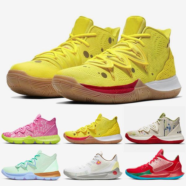 fashion designer sponge basketball shoes 5 bob patrick squidward mr. krabs sandy cheeks bandulu ep star 5s mens trainers sports sneakers, White;red
fashion designer sponge basketball shoes 5 bob patrick squidward mr. krabs sandy cheeks bandulu ep star 5s mens trainers sports sneakers, White;red